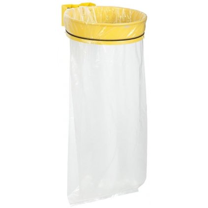 Držák na pytel tříděného odpadu, žlutý, objem 110 litrů, Rossignol Ecolleto Essentiel