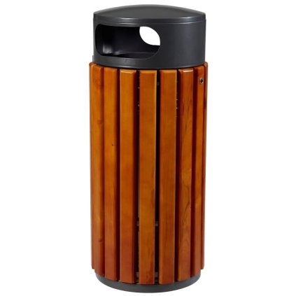 Odpadkový koš na tříděný odpad, tmavě šedý, objem 60 litrů, Rossignol Zeno
