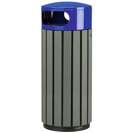 Venkovní odpadkový koš o objemu 60 litrů, modrý, Rossignol Zeno Etik