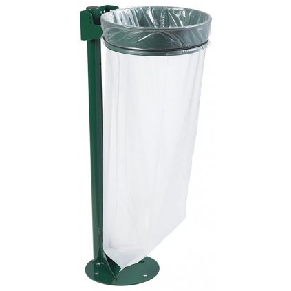 Venkovní odpadkový koš, mechově zelený, objem 110 litrů, Rossignol Ecollecto Extreme