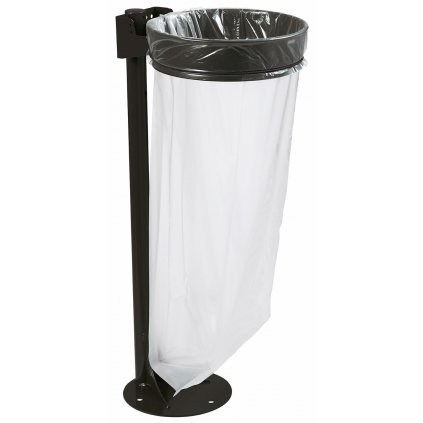 Venkovní odpadkový koš, hnědý, objem 110 litrů, Rossignol Ecollecto Essentiel