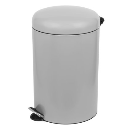 Pedálový odpadkový koš Doman Freedom Fresh 20 l, lakovaná ocel, šedá