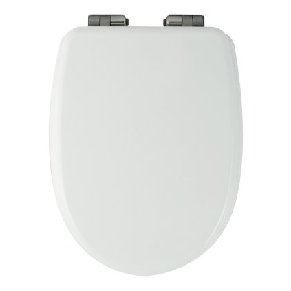 WC prkénko MDF bílé s pomalým dovíráním MSV