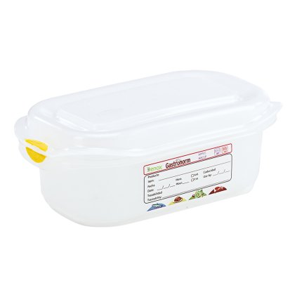 Denox gastronádoba GN1/9 s víkem GASTRONOX, 65 mm, polypropylen, objem 0,6 L