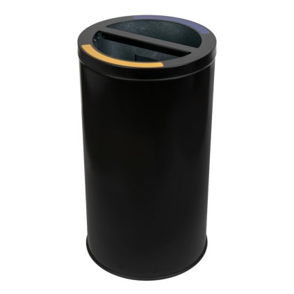Koš na tříděný odpad STREAM DUO s vnitřní kovovou nádobou, 2 x 30 L
