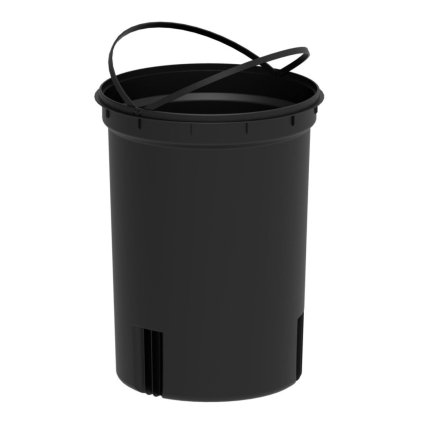 Vnitřní nádoba pro odpadkový koš EKO WALL Station, 20 L, plast, černá