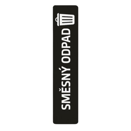 Samolepka pro koš TITAN, směsný odpad