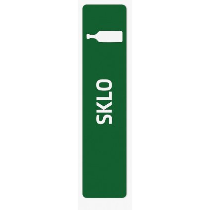 Samolepka pro koš TITAN, sklo