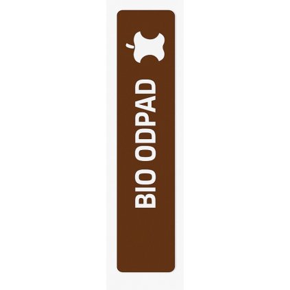Samolepka pro koš TITAN, BIO