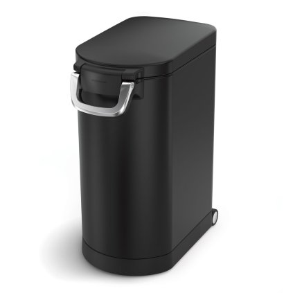 Simplehuman kontejner na 30 L granulí, 14-16 kg suchého krmiva, vzduchotěsný