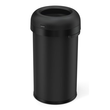 Simplehuman otevřený odpadkový koš do veřejných prostor, 60 L