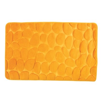 Žlutá MSV koupelnová předložka PEBBLES 40 x 60 cm