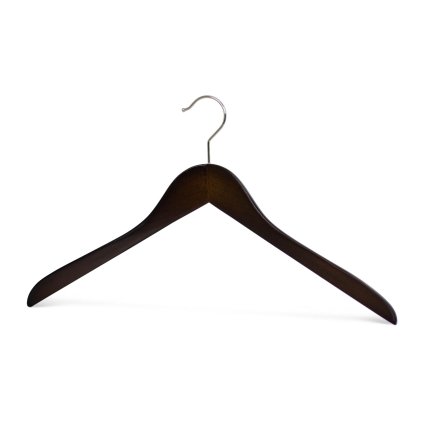 MAWA dřevěné ramínko BUSINESS, ergonomické, 45 cm, přírodní ořech