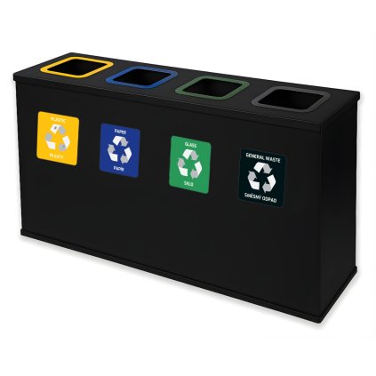 Sestava na tříděný odpad Eko Station 4 x 60 l