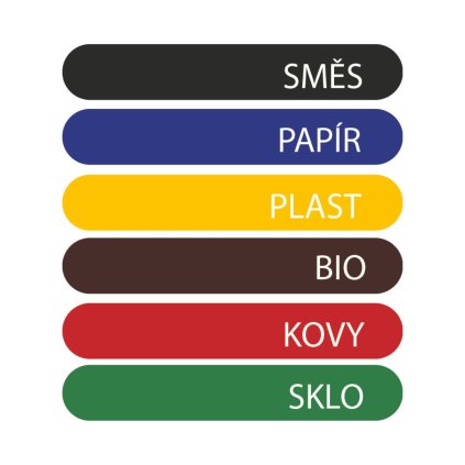 Samolepka pro odpadkový koš Elletipi - na víko