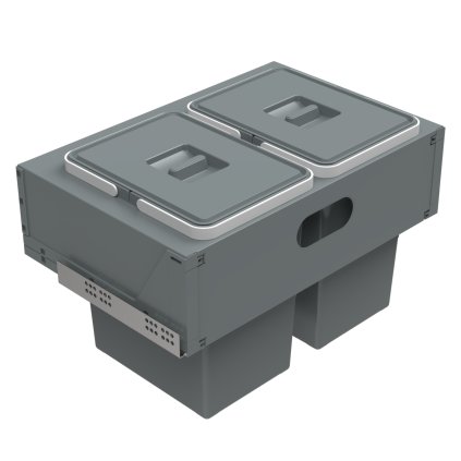 Vestavný odpadkový koš Block U-Sink 18+18L - úvoní foto