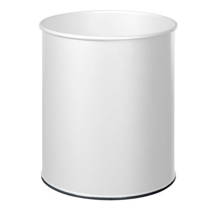 Odpadkový koš o objemu 30 L, ocelový, bílý, Rossignol Appy 50143