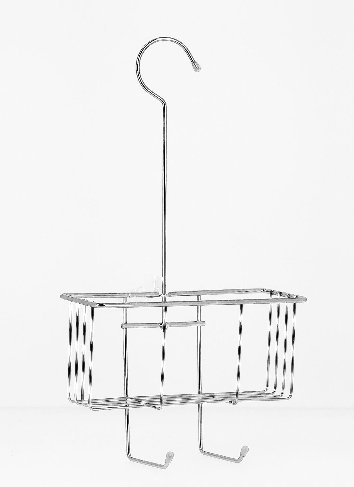 Levně Závěsný košík do sprchy s háčkem Compactor Keep, chrom, 22,4 x 8,5 x v. 39,5 cm