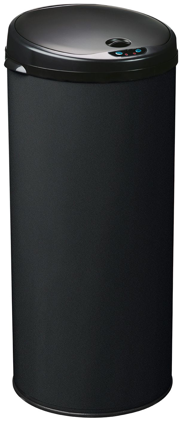 Levně Rossignol SAS Bezdotykový odpadkový koš Rossignol Sensitive Basic 93626, 45 L, čedičově černý