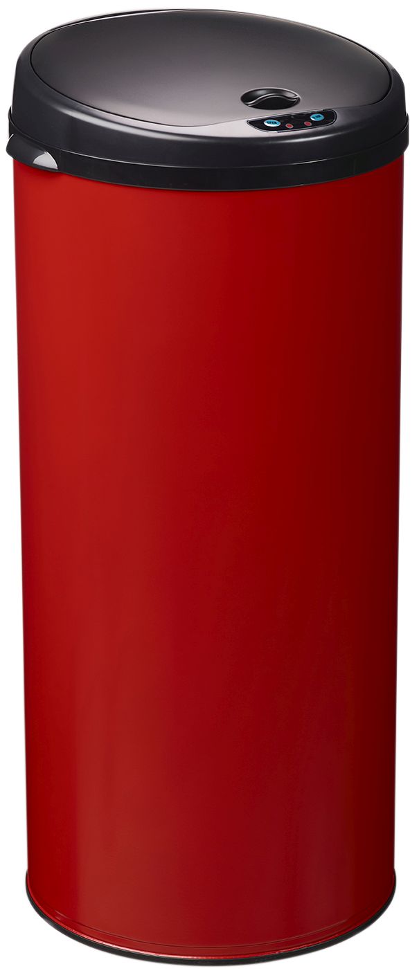 Levně Rossignol SAS Bezdotykový odpadkový koš Rossignol Sensitive Basic 93625, 45 L, červený, RAL 3002