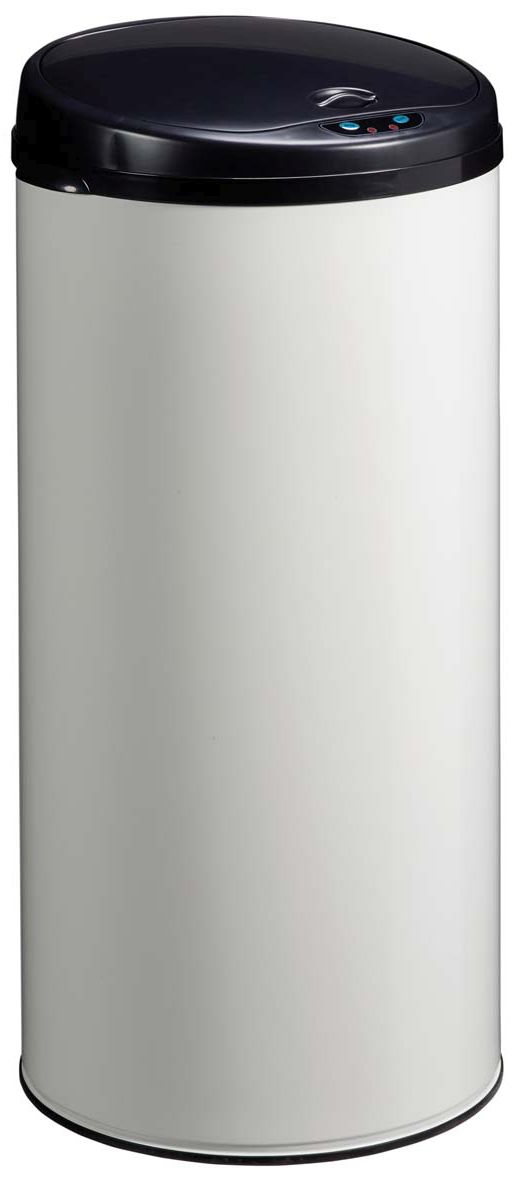 Levně Rossignol SAS Bezdotykový odpadkový koš Rossignol Sensitive Basic 93610, 45 L, bílý, RAL 9016