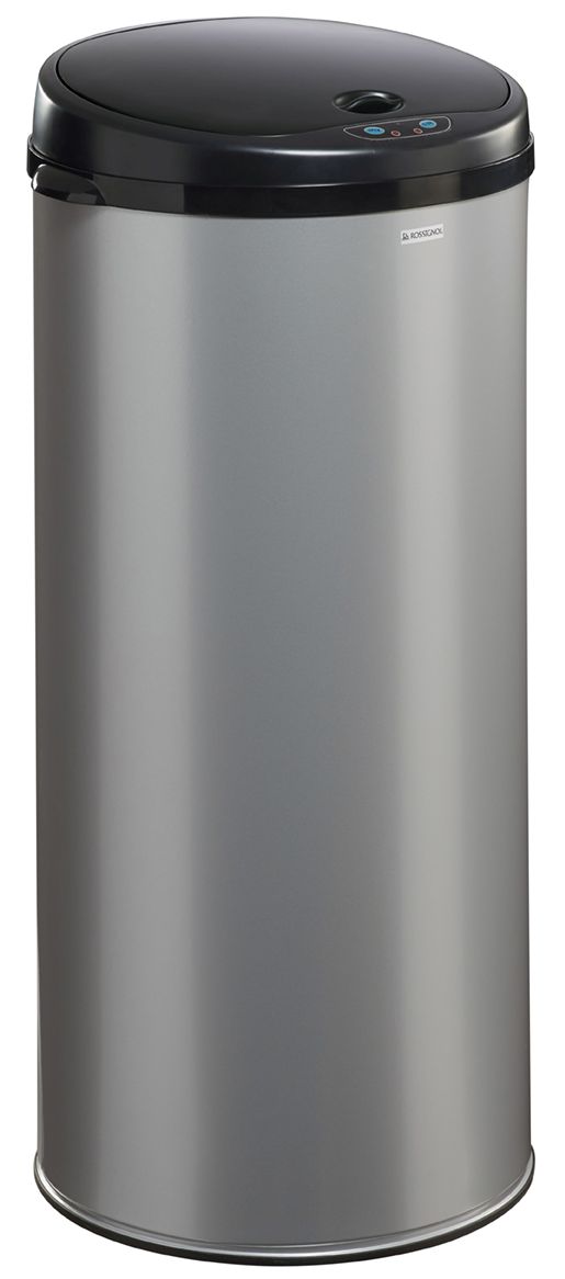 Levně Rossignol SAS Bezdotykový odpadkový koš Rossignol Sensitive Plus 93562, 45 L, matný šedý, RAL 9006