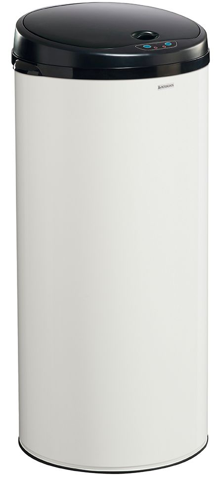 Levně Rossignol SAS Bezdotykový odpadkový koš Rossignol Sensitive Plus, 93560, 45 L, bílý, RAL 9016