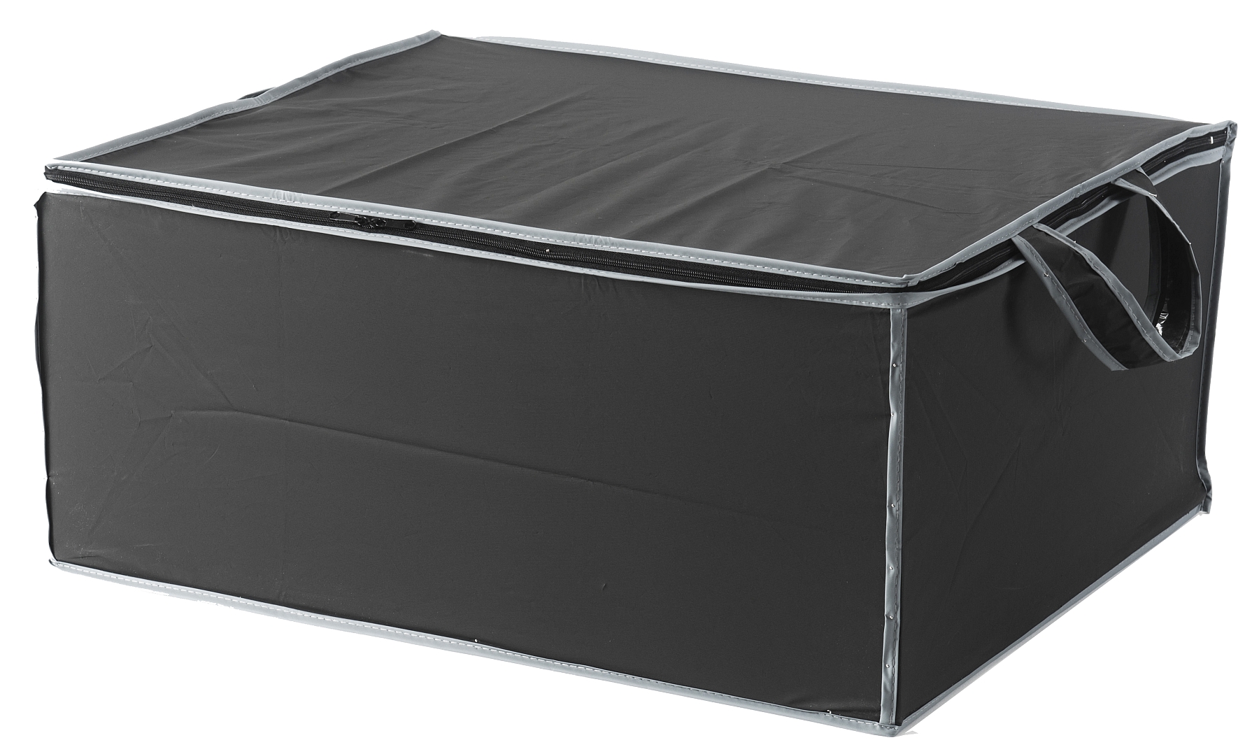 Levně Textilní úložný box na 2 peřiny Compactor URBAN 55 x 45 x 25 cm – černý