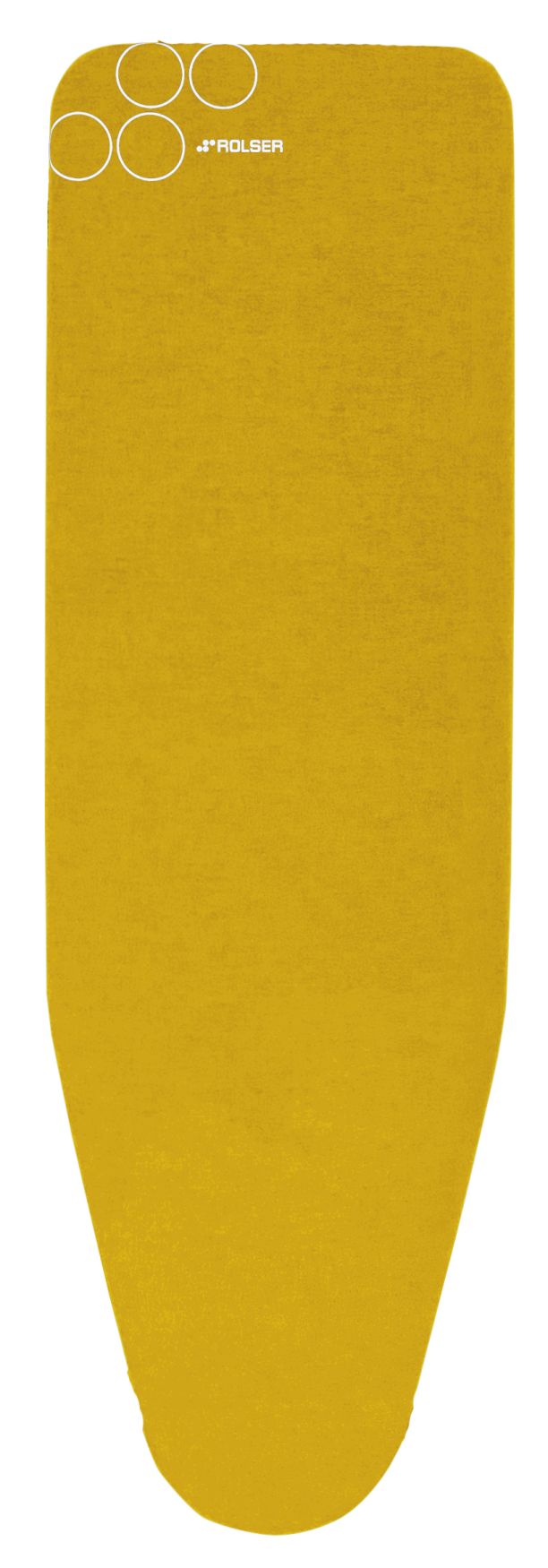 Levně Rolser potah na žehlící prkno 120 x 38cm, vel. potahu L, 130 x 48 cm, žlutý