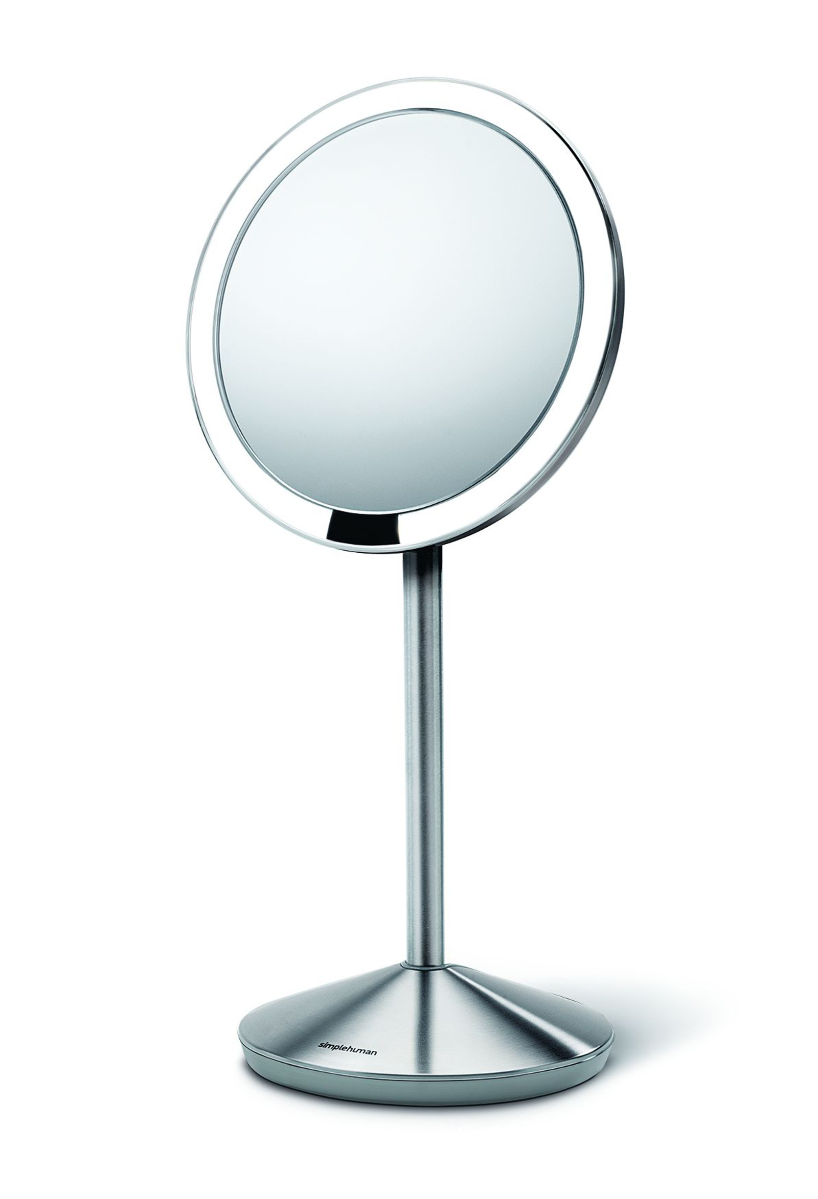 Levně Kosmetické zrcátko Simplehuman - Sensor Tru-lux LED osvětlení, 10x zvětšení, dobíjecí