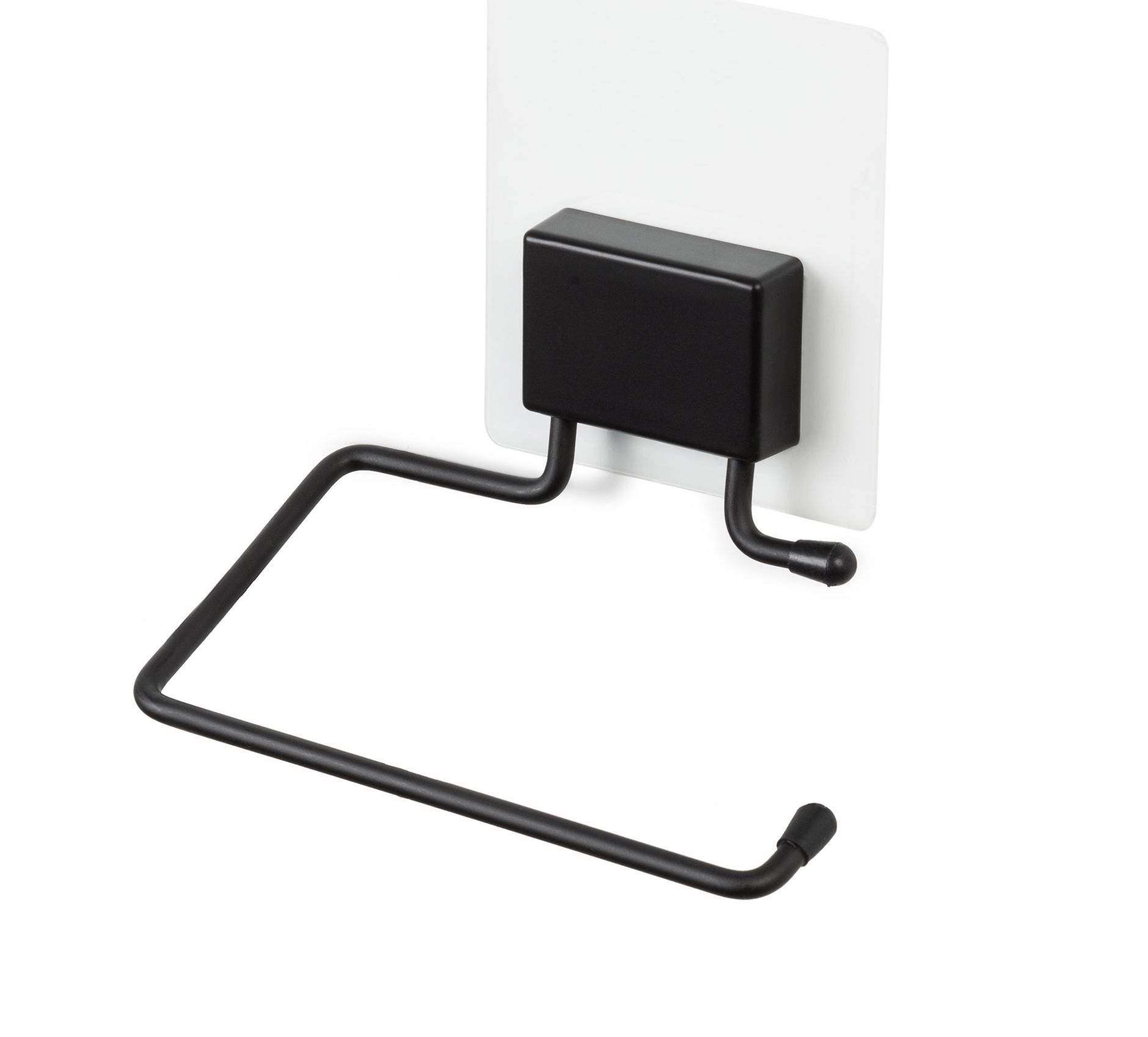 Levně Samolepicí držák toaletního papíru Compactor Bestlock Black Magic systém bez vrtání