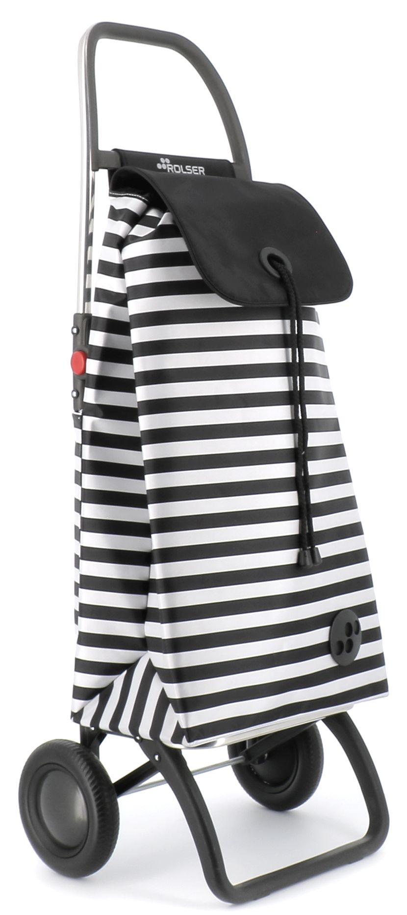 Levně Rolser I-Max Marina 2 Logic nákupní taška na kolečkách, černo-bílá