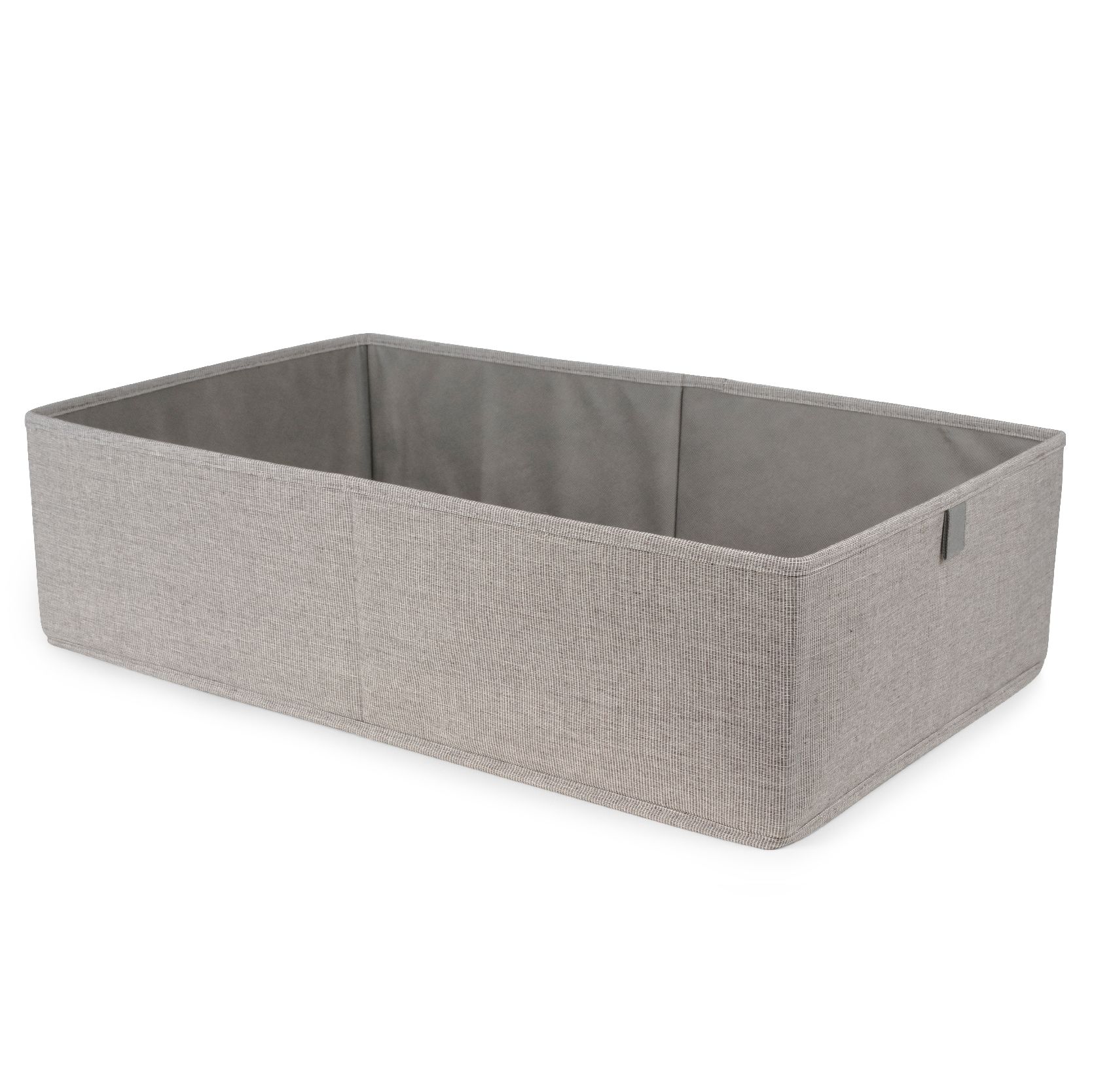 Levně Úložný box Compactor Oxford 36 x 42 x 16,5 cm, polyester, šedo-béžový