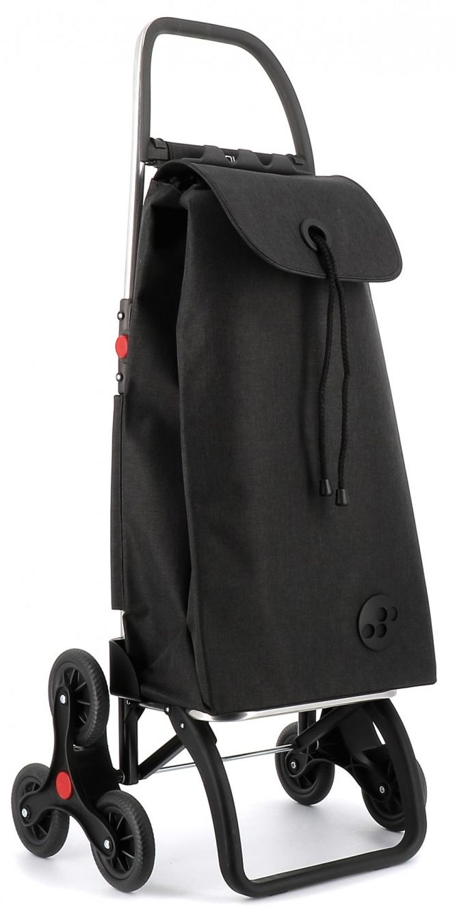 Rolser I-Max Tweed 6 Logic nákupní taška na kolečkách, černá