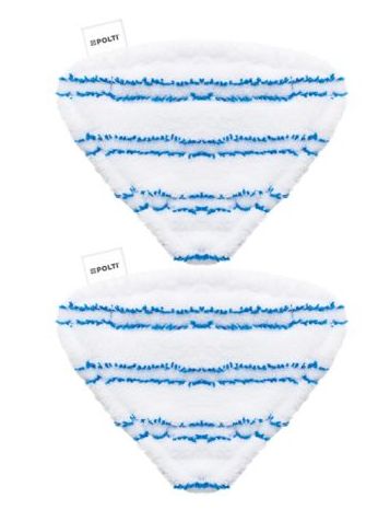 Levně POLTI 2 ks hadříků z mikrovlákna na trojhranný kartáč pro parní mopy SV6xx