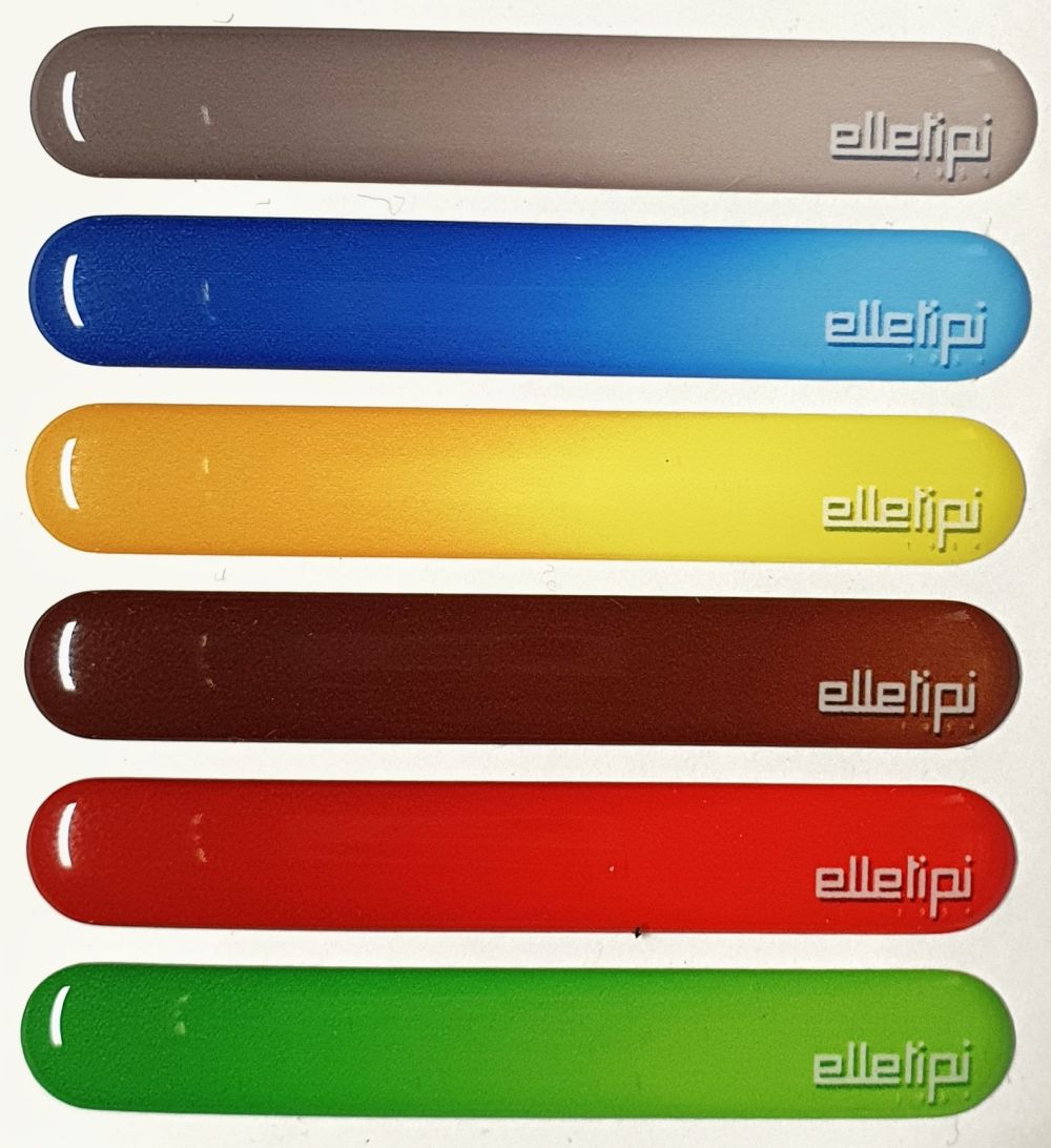 Levně Elletipi Samolepící štítky pro barevné rozlišení vík košů na tříděný odpad