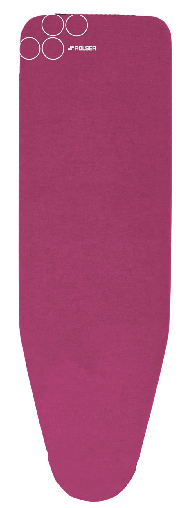 Levně Rolser potah na žehlící prkno 120 x 38cm, vel. potahu L, 130 x 48 cm, růžový