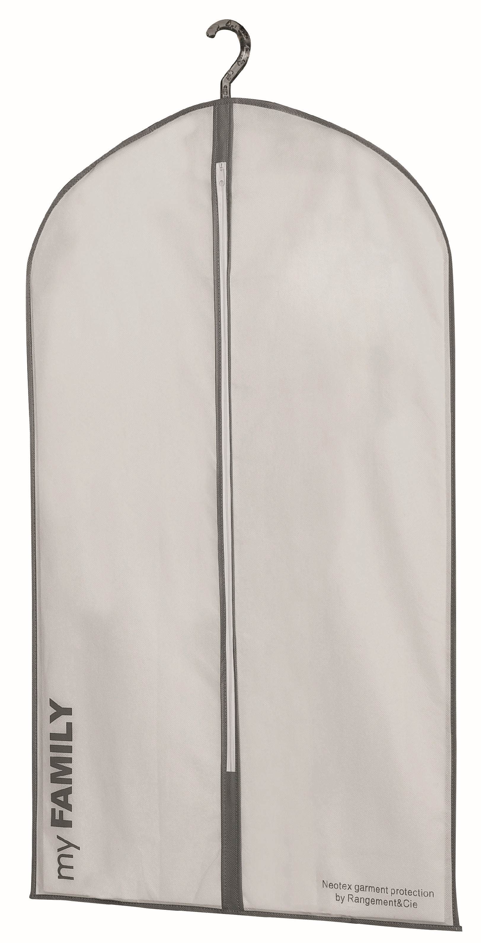 Obal na oblek a krátké šaty Compactor Life 60 x 100 cm, bílý polypropylén