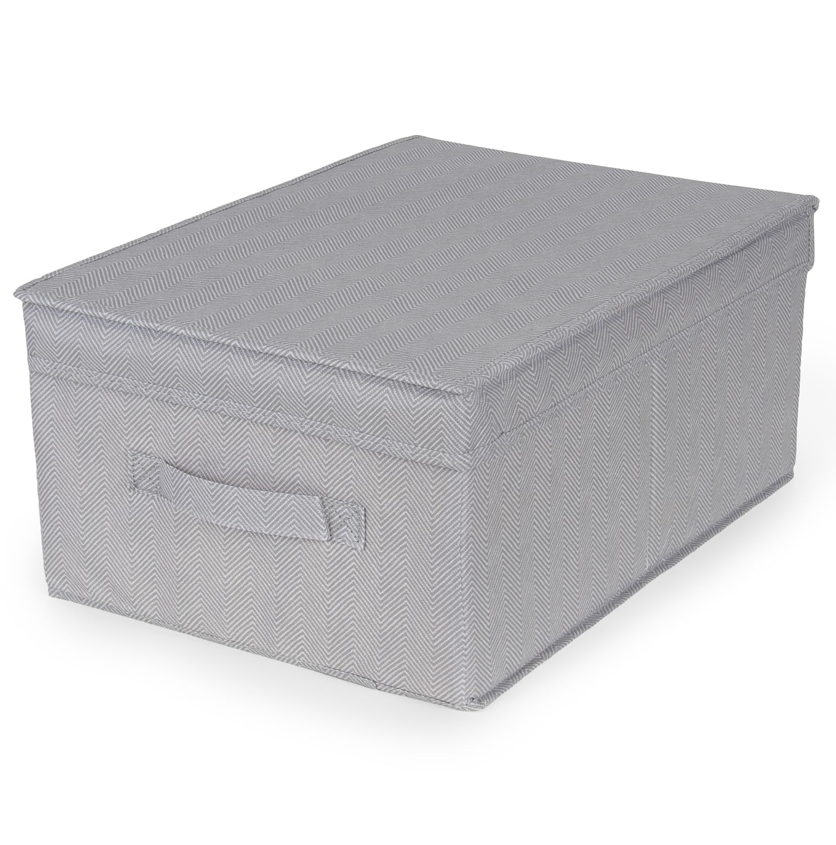 Levně Skládací úložná krabice - karton box Compactor Wos 30 x 43 x v.19 cm, šedá