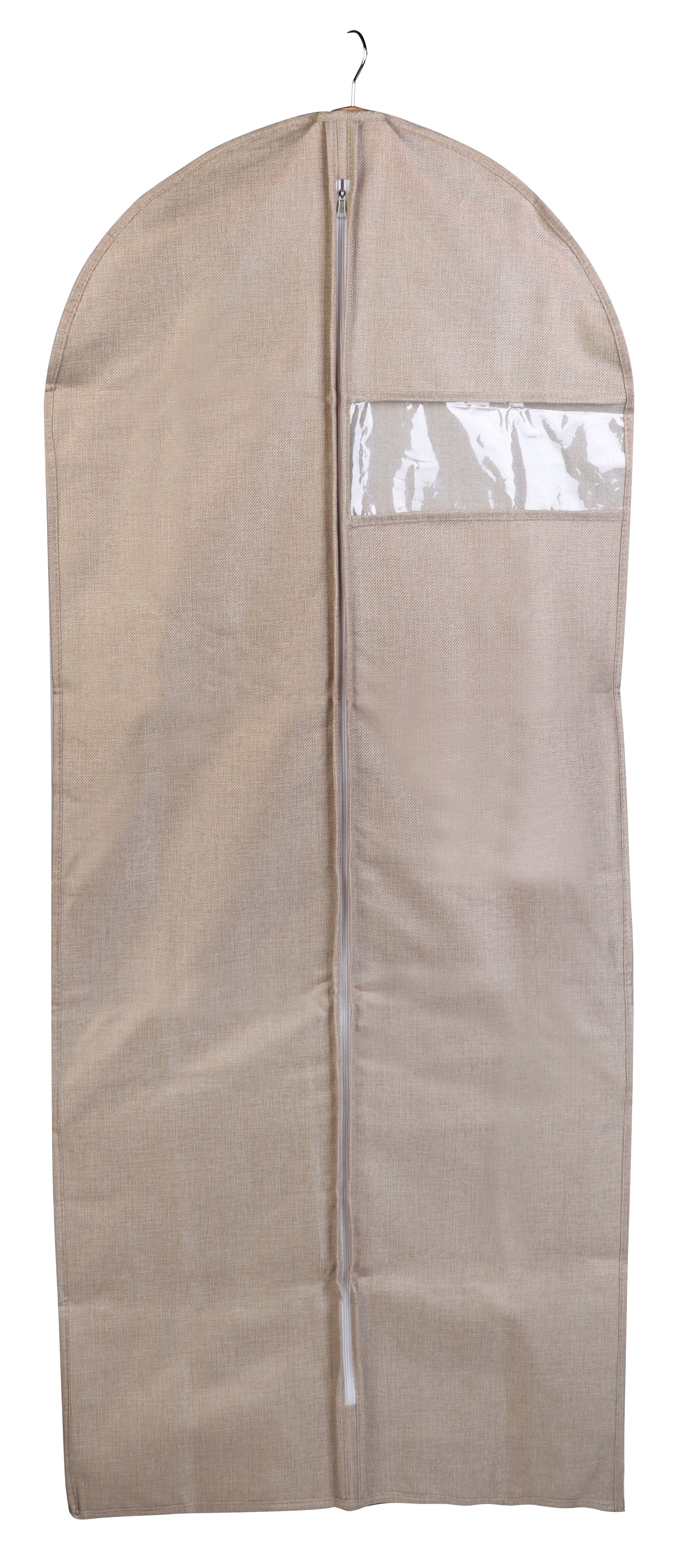 Levně Obal na obleky a dlouhé šaty Compactor SANDY 60 x 137 cm, béžový