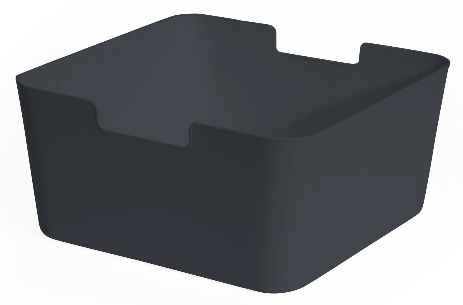 Levně Úložný box Compactor ECOLOGIC, bambus + vlákna, 100% rozložitelný, 32 x 31 x 15 cm, černý