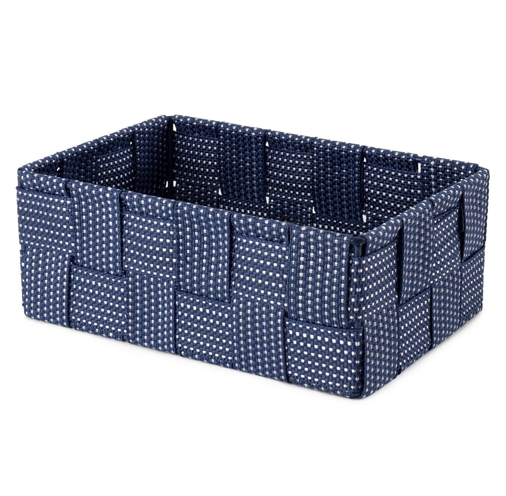Levně Úložný organizér do zásuvky Compactor Toronto - košík M, 18 x 12 x 7 cm, modro-šedý