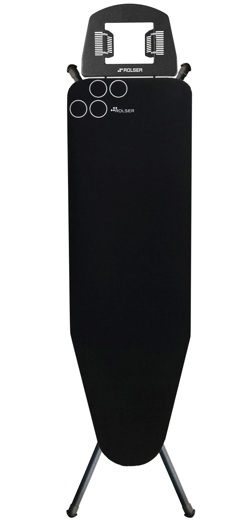 Levně Rolser žehlící prkno K-22 Black Tube L, 120 x 38 cm, černé