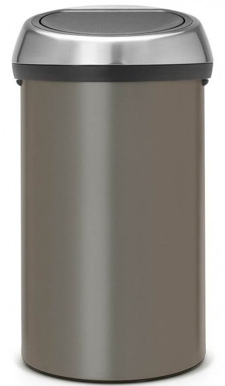 Levně Brabantia dotykový odpadkový koš Touch Bin 60l, platinová, 402463