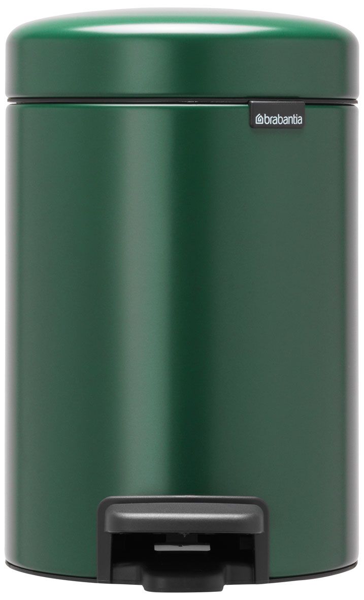 Levně Brabantia pedálový odpadkový koš newlcon, 3l, tmavě zelený, 304002