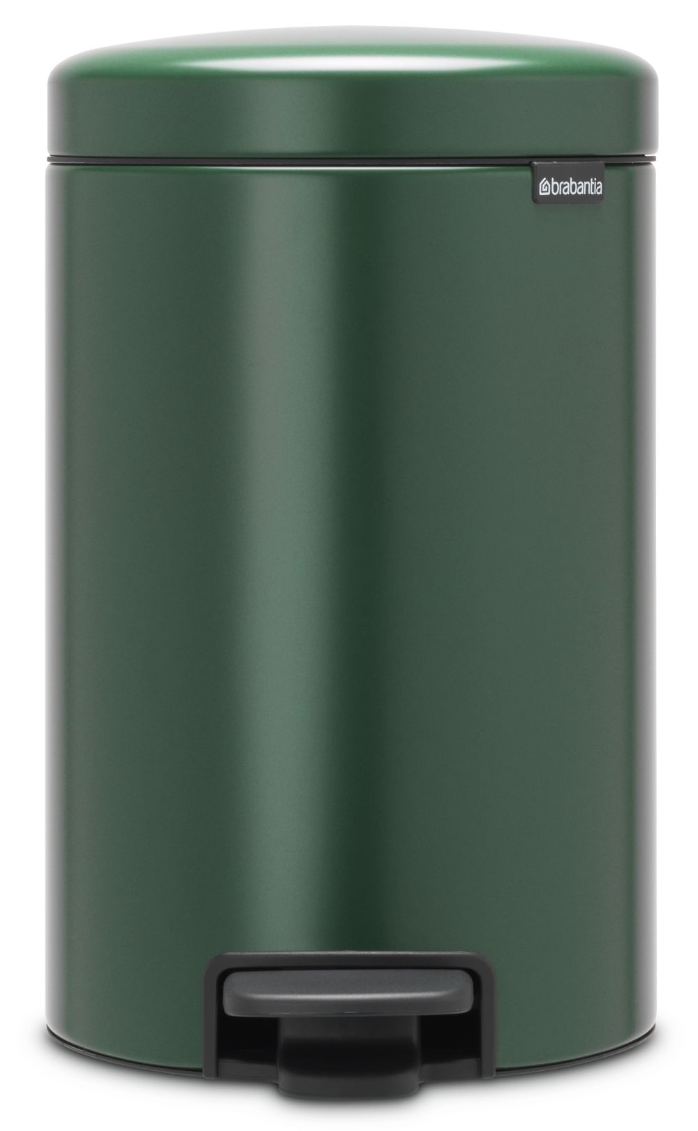 Levně Brabantia pedálový odpadkový koš newIcon, 12l, tmavě zelený, 304040