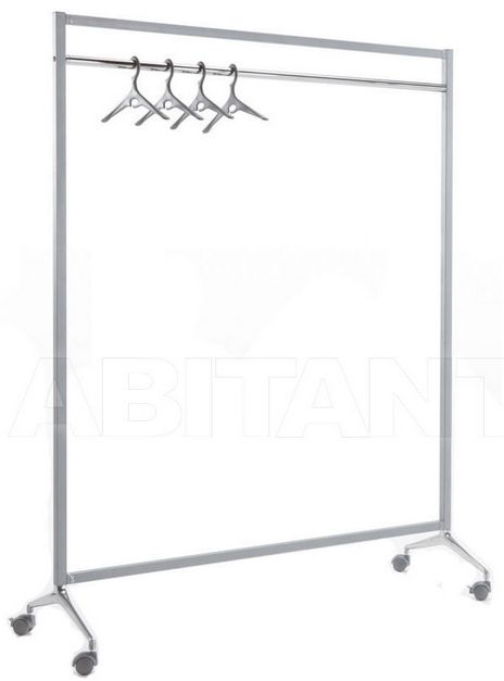 Levně Pojízdný stojan na oblečení Caimi Brevetti Archistand 146 cm, šedý