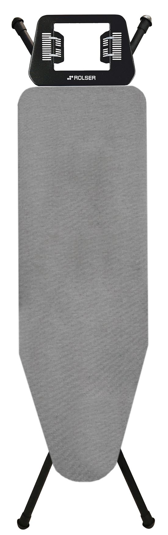Levně Rolser žehlící prkno K-UNO Black Tube M, 115 x 35 cm, šedé