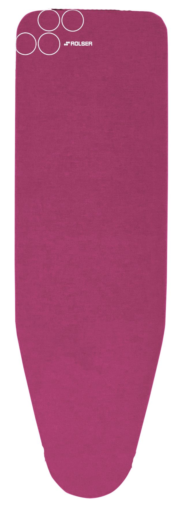 Levně Rolser potah na žehlící prkno 115 x 35 cm, vel. potahu M, 125 x 44 cm, růžový