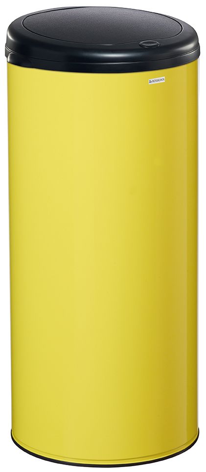 Levně Rossignol SAS Dotykový odpadkový koš Rossignol Touch 93588, 45 L, žlutý RAL 1016